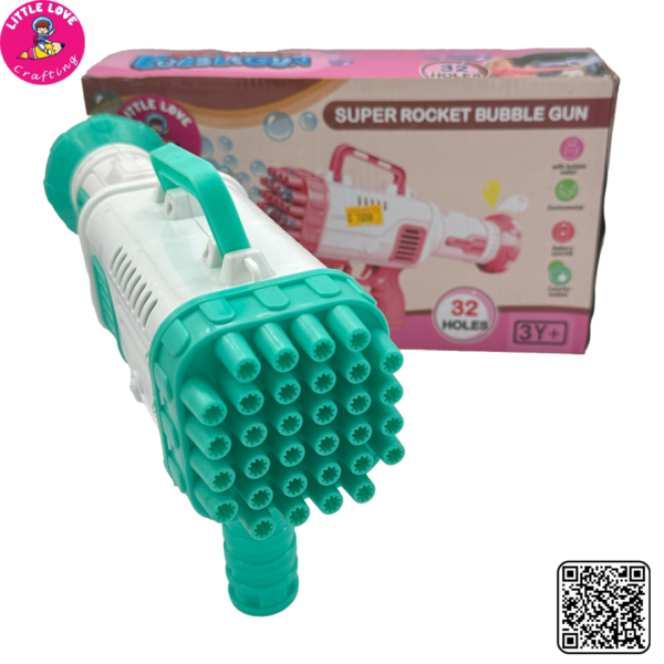 Bubble Gun Super Rocket Mannul load Toy