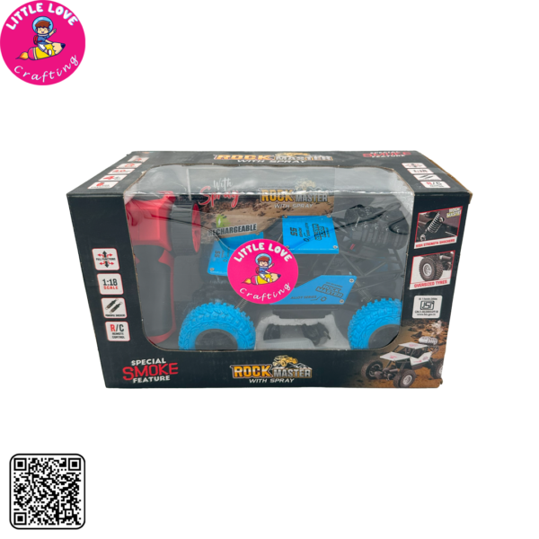 Stunt Car RC Rock Master with Spray Toy - Image 6