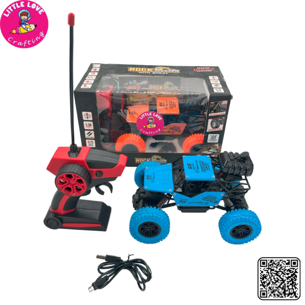 Stunt Car RC Rock Master with Spray Toy
