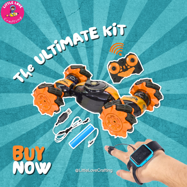 Stunt Car RC with Hand Control Double Flip Toy - Image 4