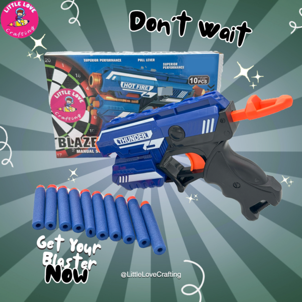 Foam Gun Mini Toy (Blaze Strom) - Image 3