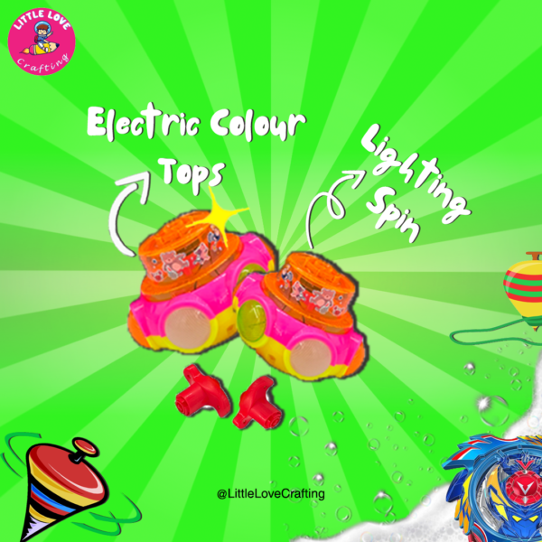 Lattu Electric Color Top 3 – LED Lighting Spin Top - Image 3