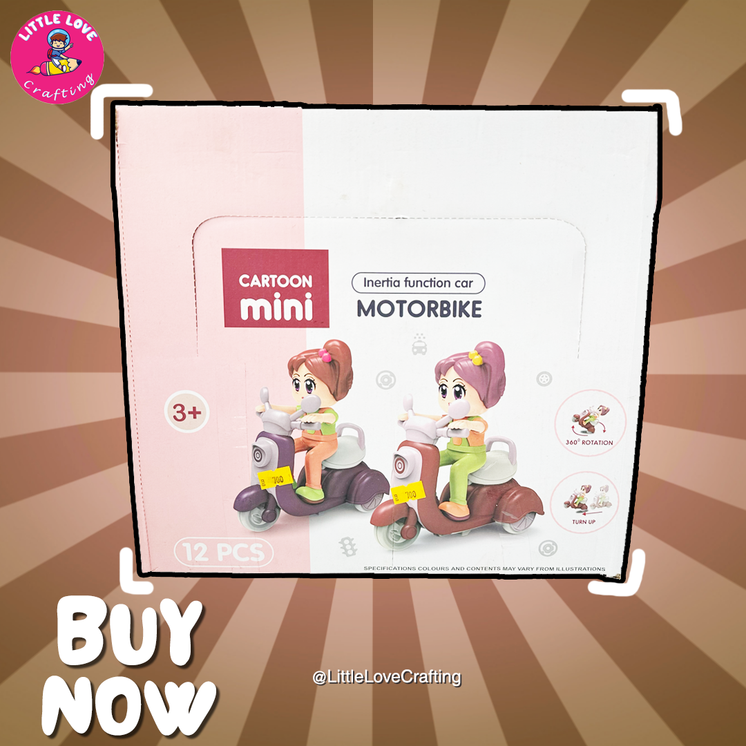 Vespa Carton Motorbike Toy - Image 4