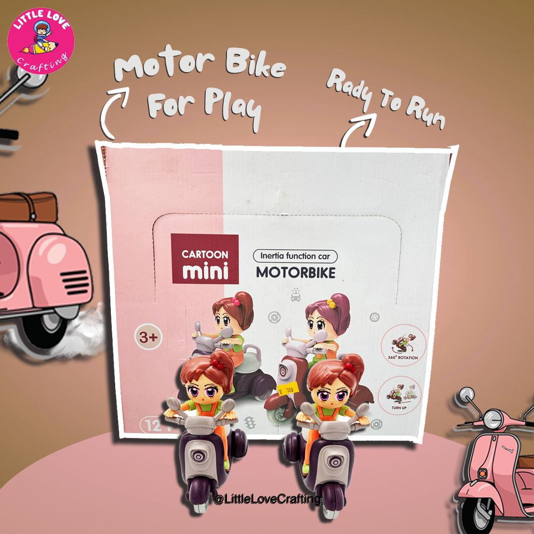 Vespa Carton Motorbike Toy - Image 3