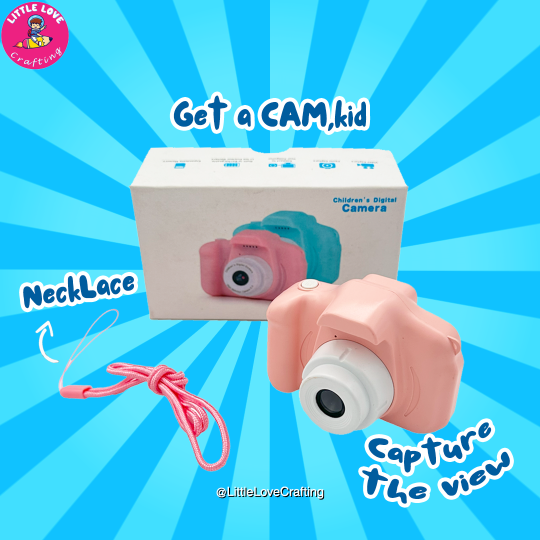 Kids' Digital Camera with Necklace Toy - Image 2