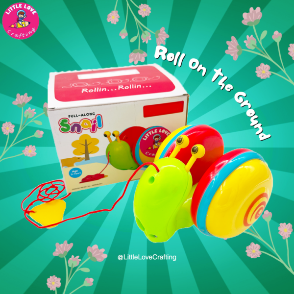 Pull-Along Snail Toy - Image 2