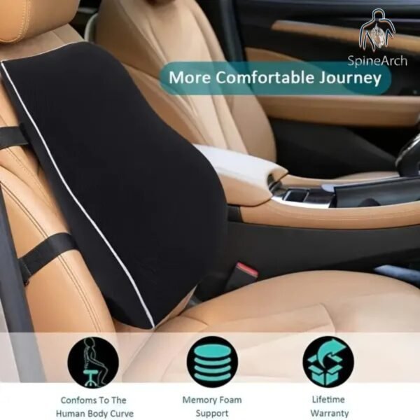 Combo – Back & Neck Rest Pillow (Chair & Car Use) - Image 4
