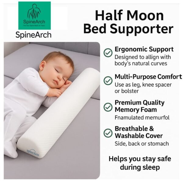 BABY BED SUPPORT & LAMBAR SUPPORT (LARGE HALF MOON SIZE)