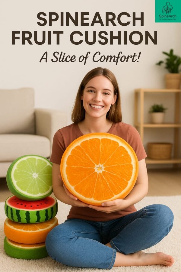 Couple Round Shape Cotton Sitting Pillow - Image 3