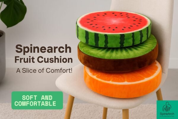 Couple Round Shape Cotton Sitting Pillow - Image 6