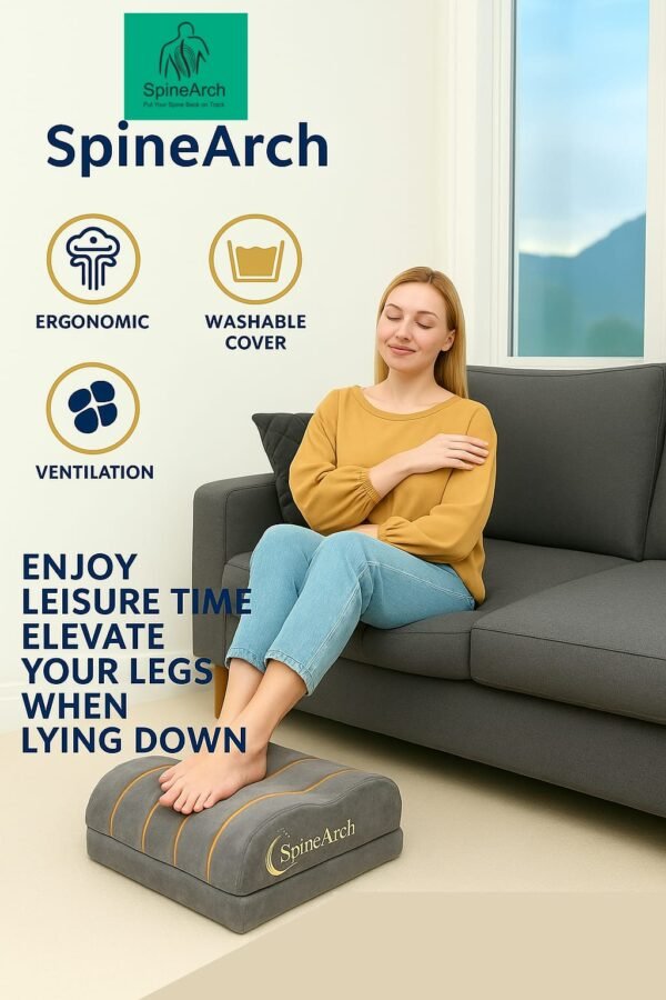 Foot Rest S Curve Pillow With Base - Image 5