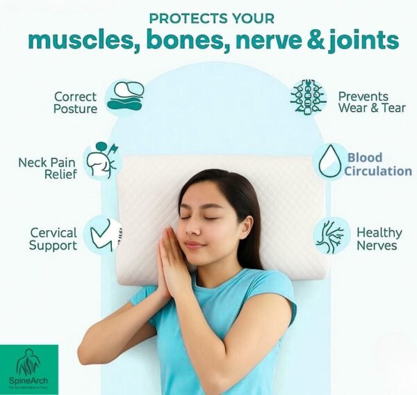Neck Rest S Curve Pillow (Universal Size) - Image 4