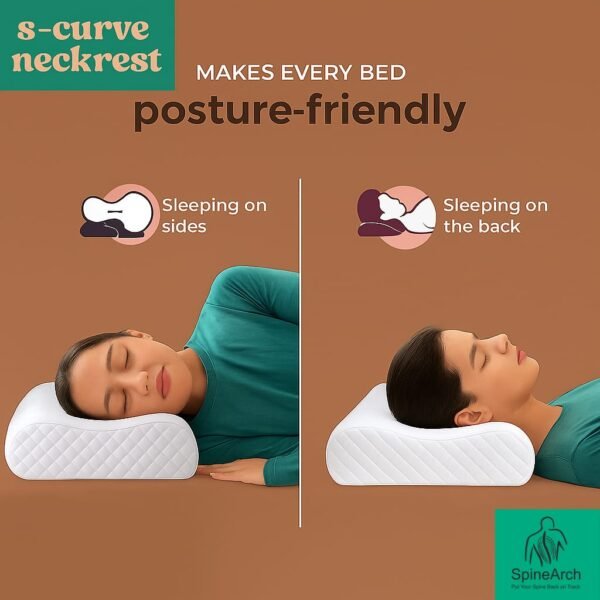 Neck Rest S Curve Pillow (Universal Size) - Image 7