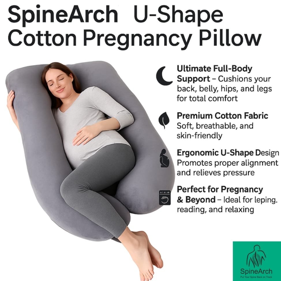 U-Shape Cotton Pregnancy Pillow - Image 6