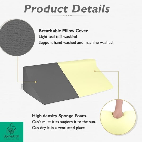 Wedge Side Support Pillow – Full Size - Image 2