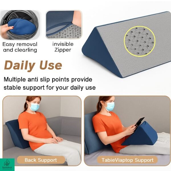 Wedge Side Support Pillow – Full Size - Image 3