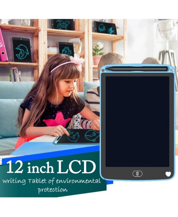 12-Inch Writing LCD Tablet – Reusable Digital Drawing & Writing Pad for Kids
