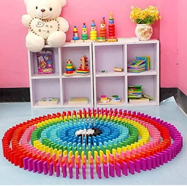 Colour ful Wooden Blocks for Fun – Creative Play for Kids - Image 2