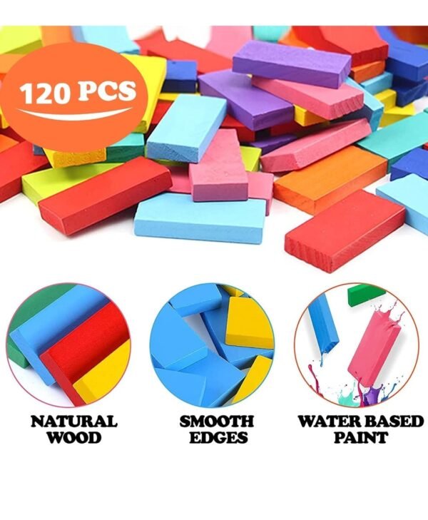 Colour ful Wooden Blocks for Fun – Creative Play for Kids - Image 5
