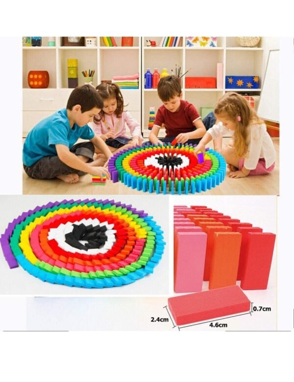 Colour ful Wooden Blocks for Fun – Creative Play for Kids - Image 4