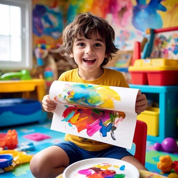 Crafting Kit with Toy Coloring Page & Colors - Image 2