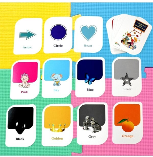 Shape n Colour Print Playing & Learning Cards - Image 3