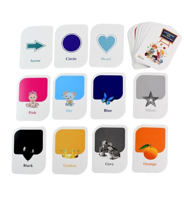 Shape n Colour Print Playing & Learning Cards - Image 5