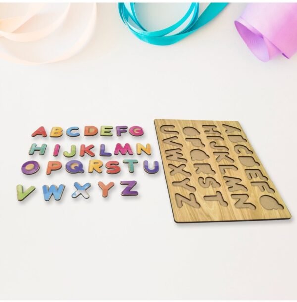 Wooden Puzzle for ABC Learning & Fun for Kids - Image 3