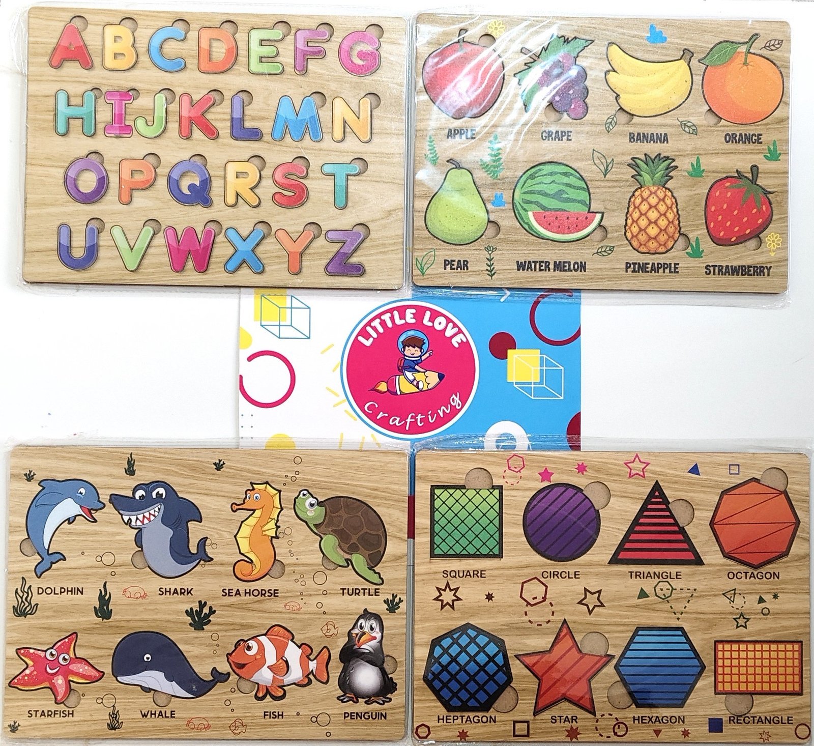Wooden Puzzel for Aqua Learning & fun for Kids - Image 3