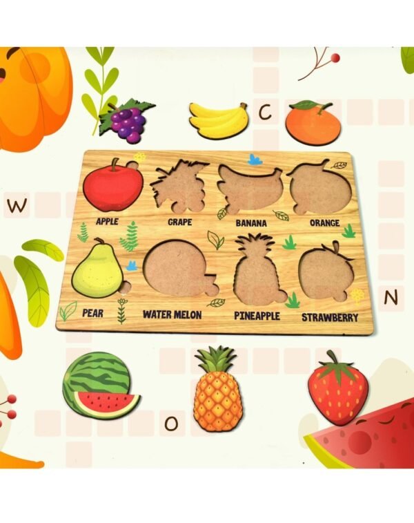 Wooden Puzzel for Fruit Learning & fun for Kids