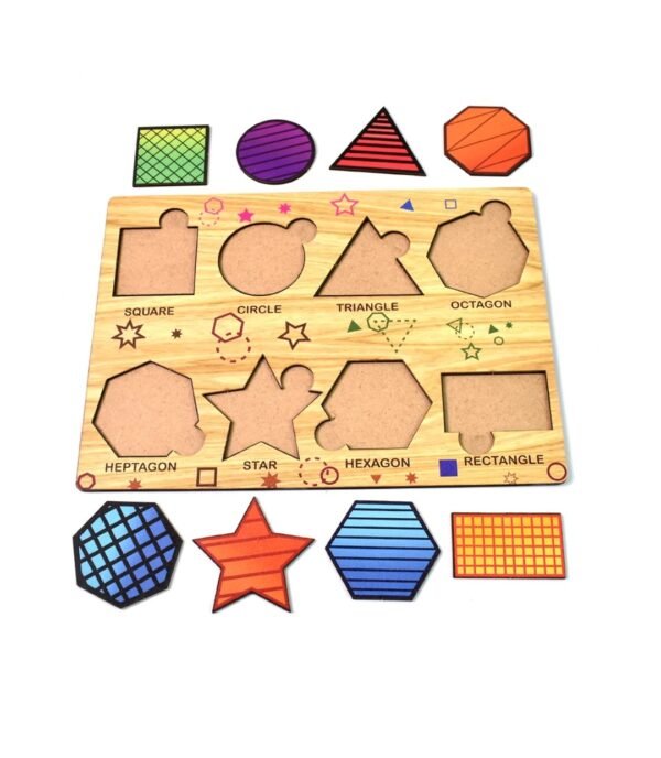 Wooden Puzzel for Shape Learning & fun for Kids - Image 5
