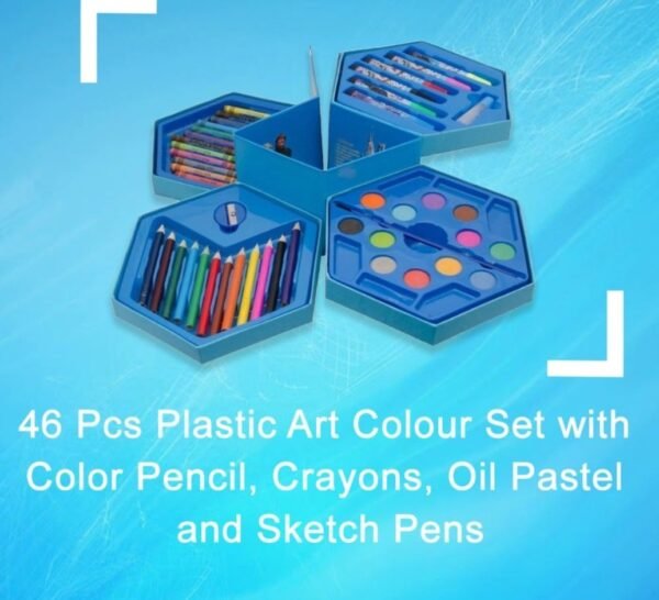 Hexa-Shaped Colouring Box - Image 2