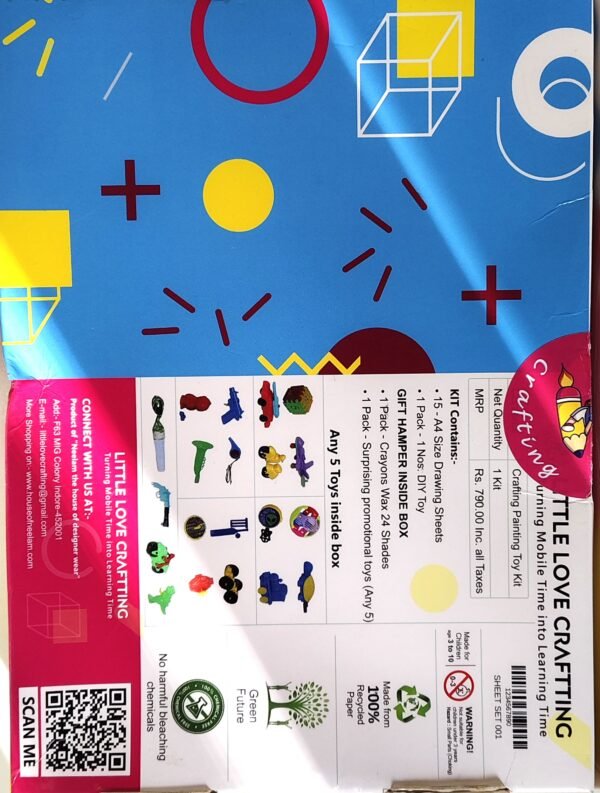 Crafting Kit with Toy Coloring Page & Colors - Image 11
