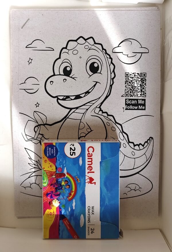 Crafting Kit with Toy Coloring Page & Colors - Image 13