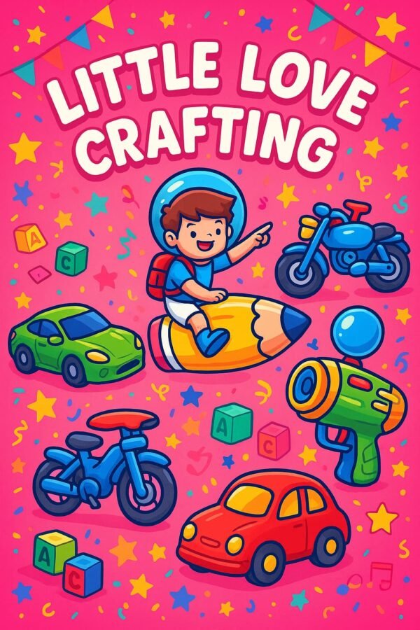 Crafting Kit with Toy Coloring Page & Colors - Image 17