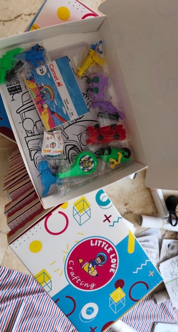 Crafting Kit with Toy Coloring Page & Colors - Image 6
